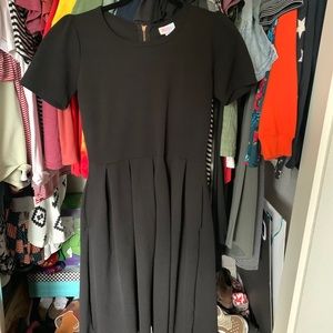 Black Lularoe Amelia Dress (POCKETS)